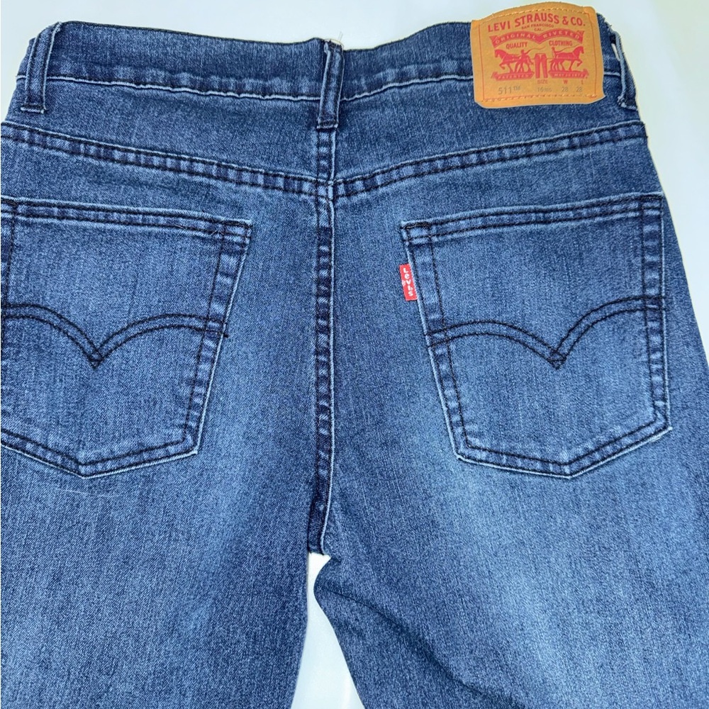 Levi's Girl's 511 Slim Skinny Jeans Size 16 - Picture 5 of 7